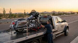 Read more about the article Mesa Motorcycle Towing: Avoid Costly Damage