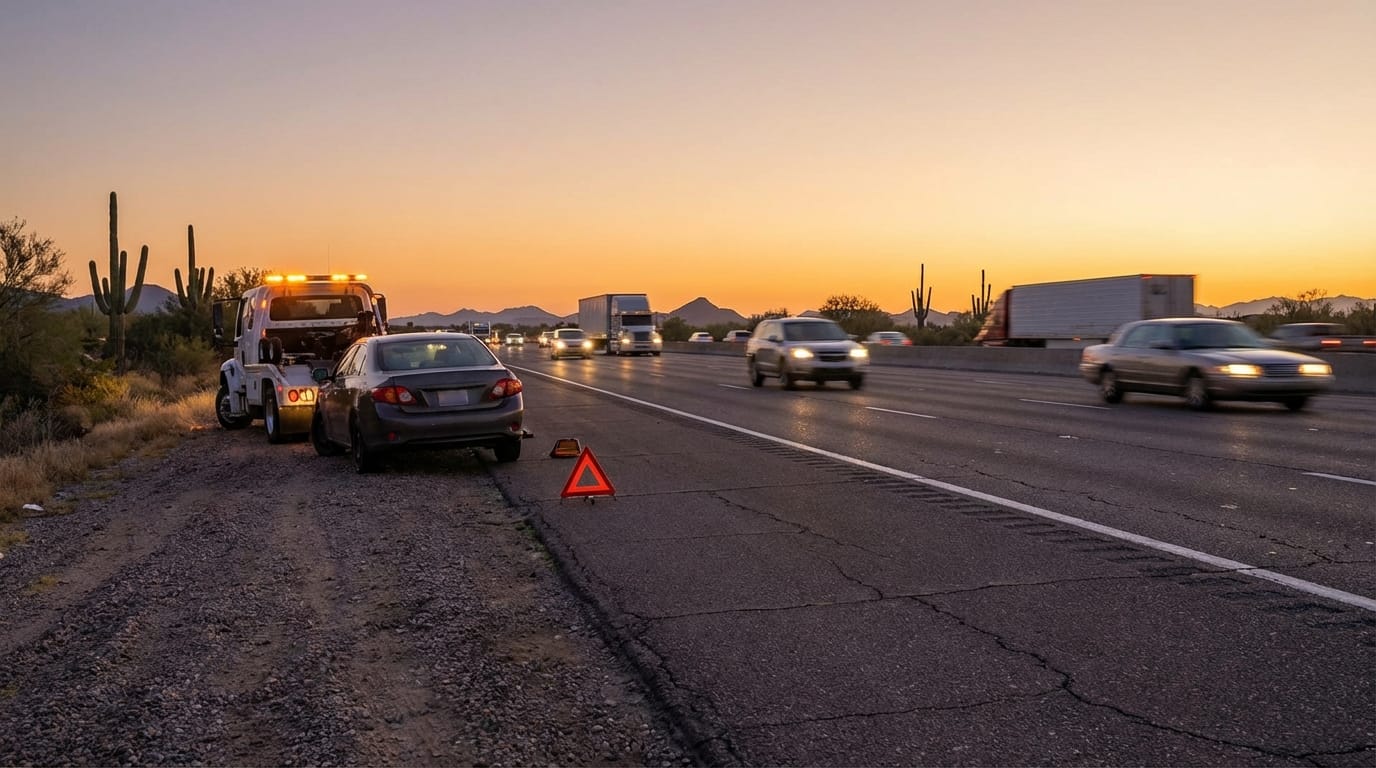 You are currently viewing Tire Change Service Mesa: Why The Shoulder Is Deadly