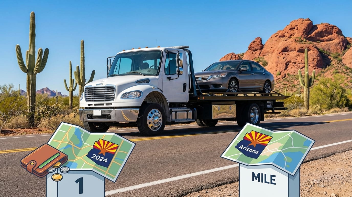 You are currently viewing Tow Truck Cost in Arizona: 2024 Price Guide