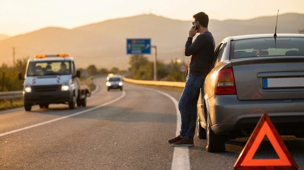 Read more about the article Who Should You Call for Flat Tire Help?