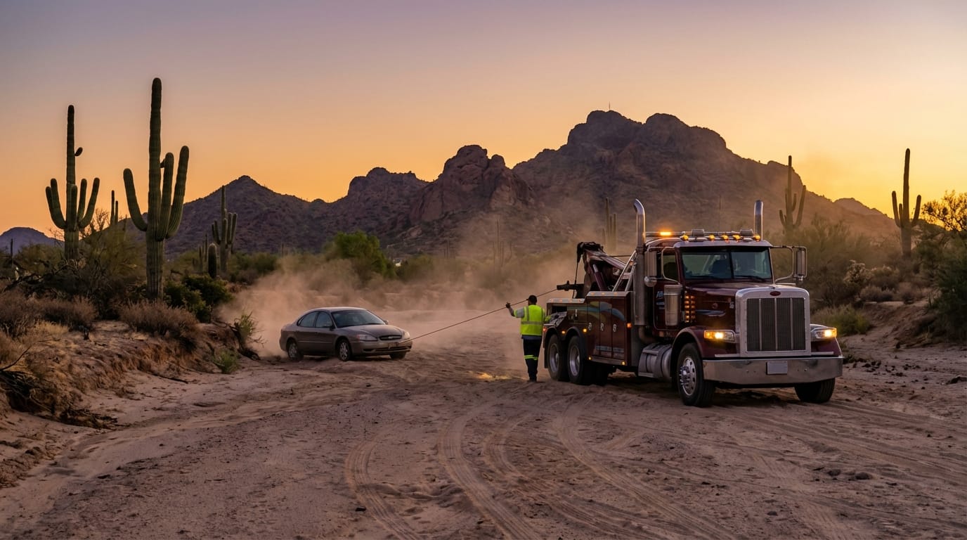 Winch Out Service Mesa: Physics of Getting Unstuck